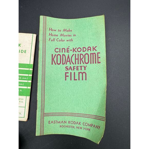 Antique 1929 Cine-Kodak Model B-B 16mm Movie Camera Red Brown in Case - Picture 3 of 10